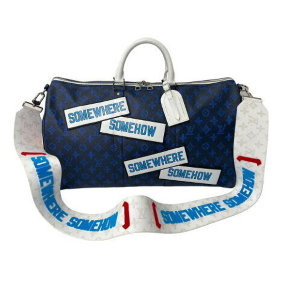 Louis Vuitton Handbags - Louis Vuitton Monogram Keepall Bandouliere Boston Bag Virgil